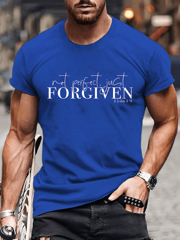 Classic Cotton Tee - Not Perfect Just Forgiven