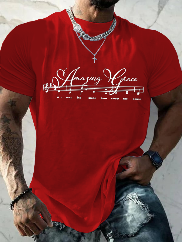 Classic Cotton Tee - Amazing Grace How Sweet the Sound T-shirt