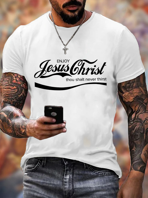 Classic Cotton Tee - Enjoy Jesus Christ Tee