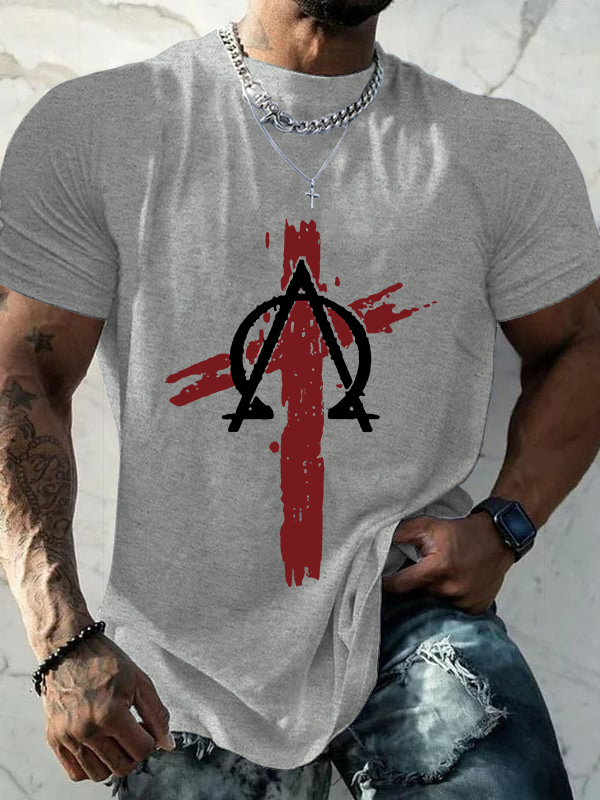 Classic Cotton Tee - Cross Crew Neck