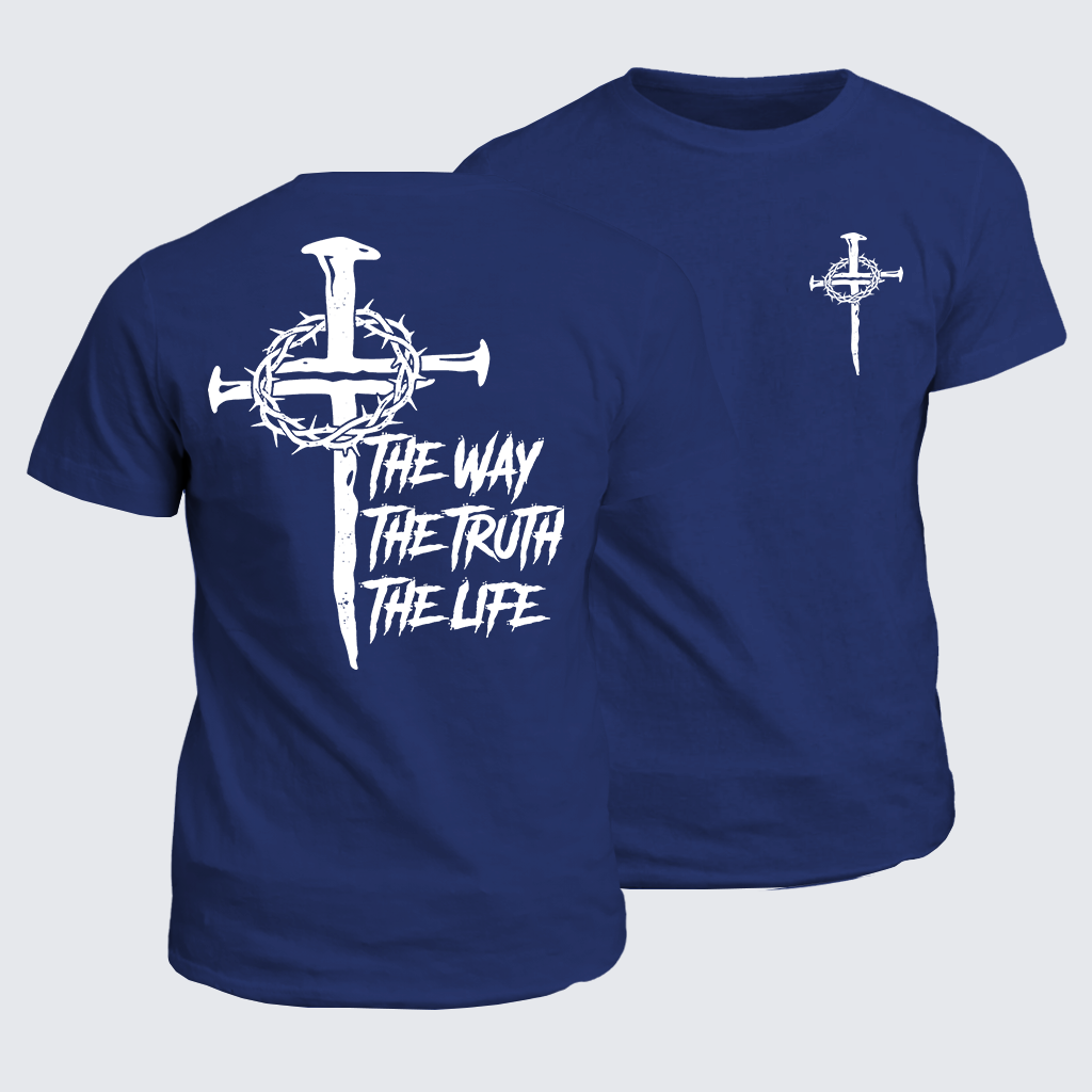 Classic Cotton Tee - Jesus The Way The Truth The Life