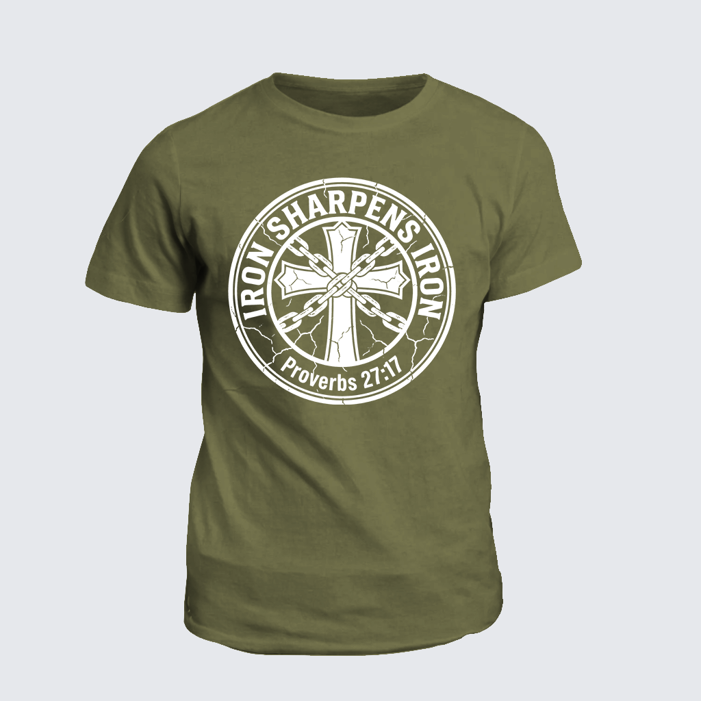 Classic Cotton Tee - Iron Sharpens Iron - Proverbs 27:17