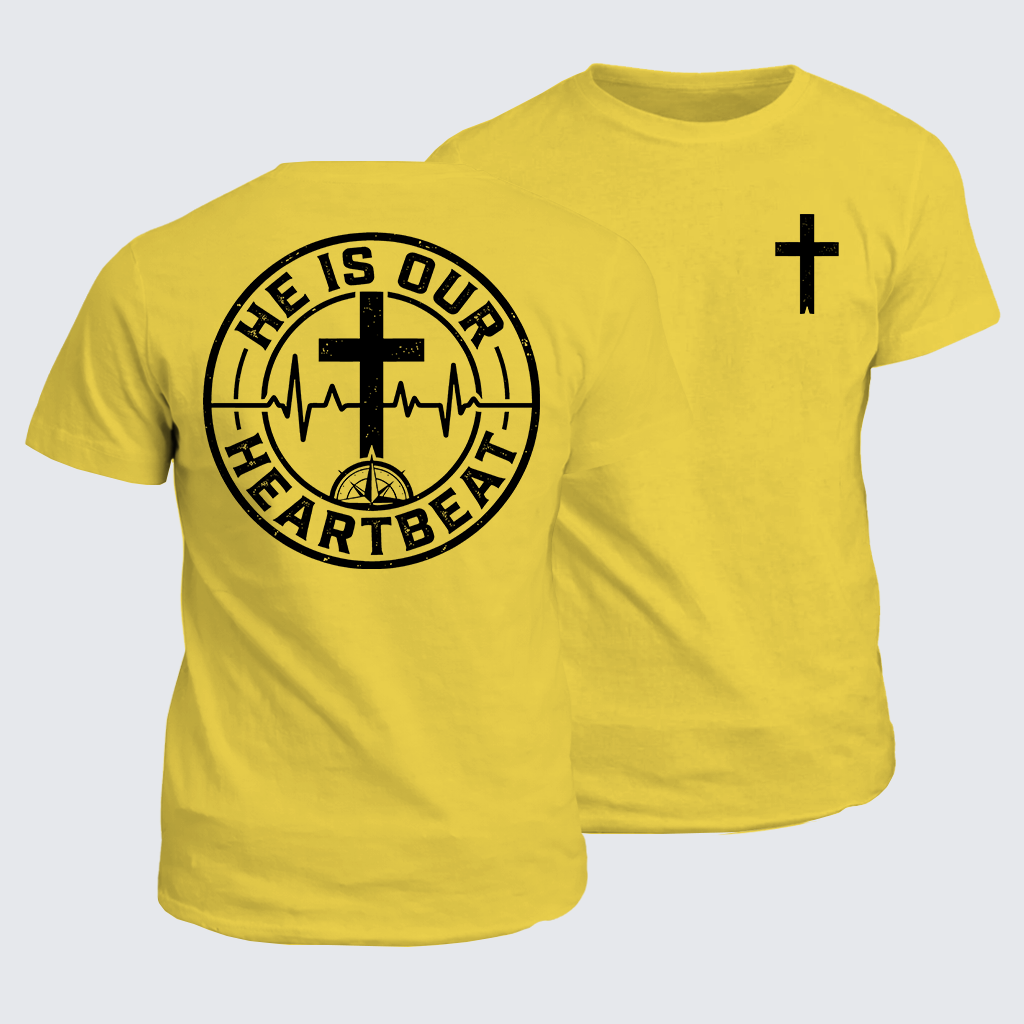 Classic Cotton Tee - He Is Our Heartbeat