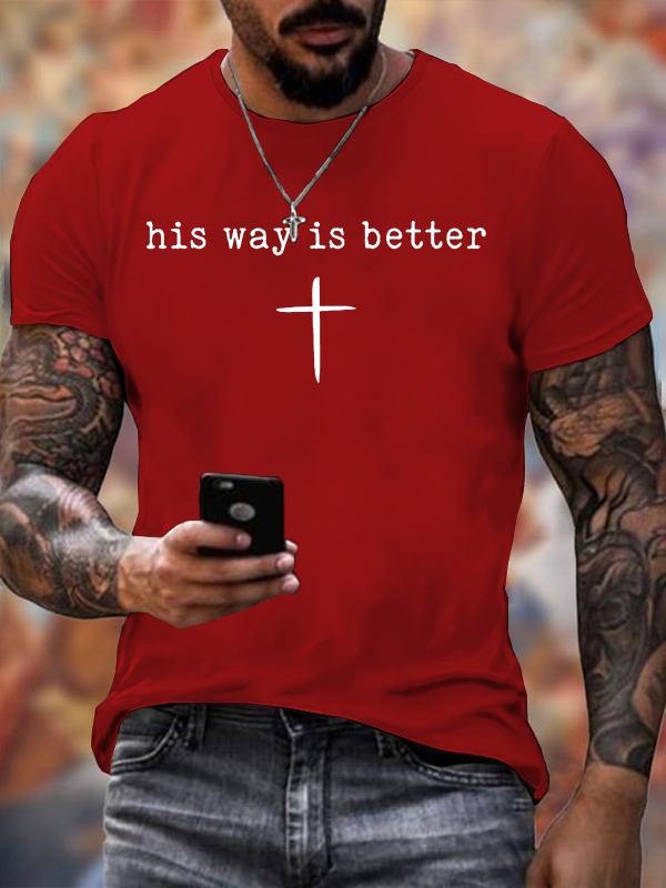 Classic Cotton Tee - His Way Is Better