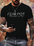 Classic Cotton Tee - Fear Not Isaiah 41:10