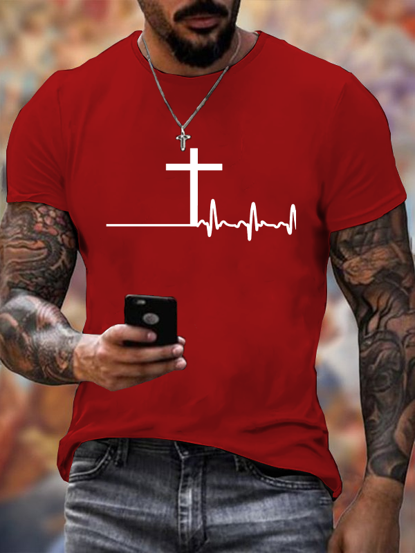 Classic Cotton Tee - ECG Cross