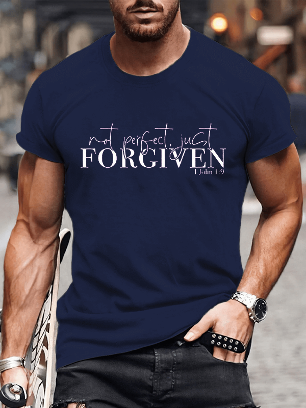 Classic Cotton Tee - Not Perfect Just Forgiven