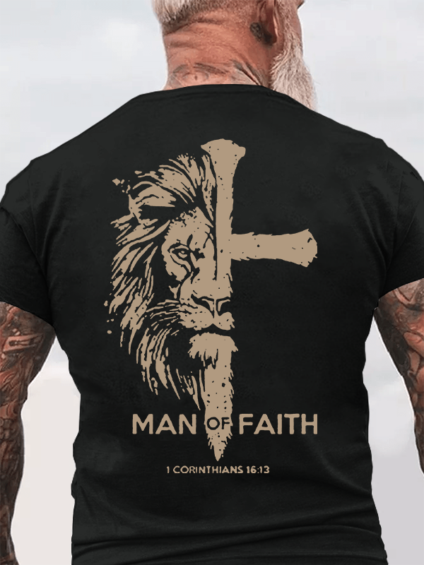 Classic Cotton Tee - Man of Faith