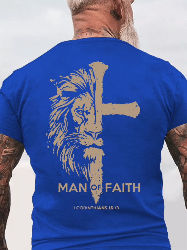 Classic Cotton Tee - Man of Faith