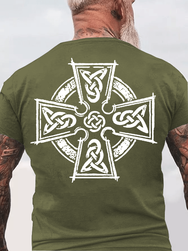 Classic Cotton Tee - Celtic Cross