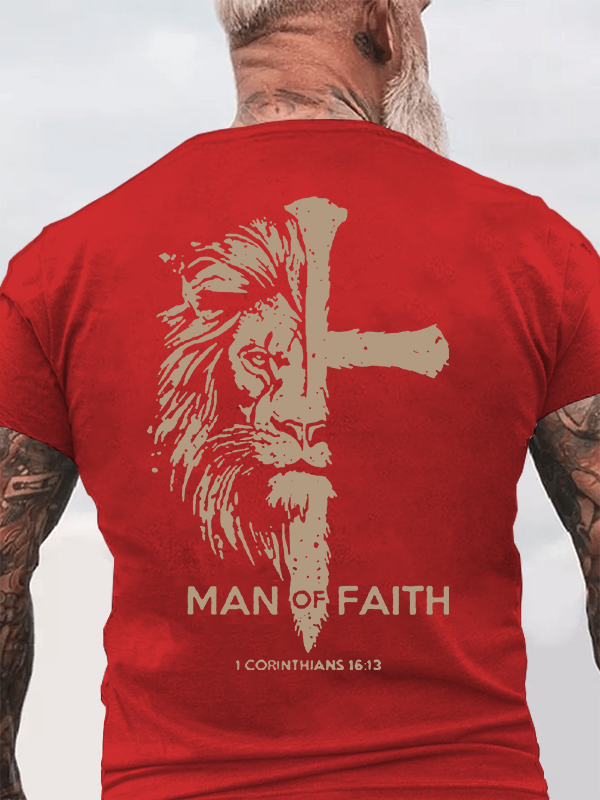Classic Cotton Tee - Man of Faith