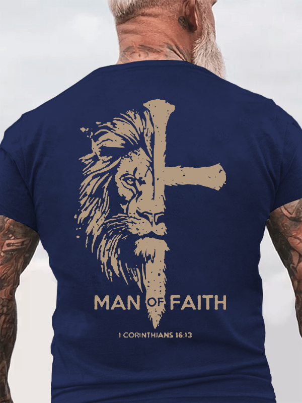 Classic Cotton Tee - Man of Faith