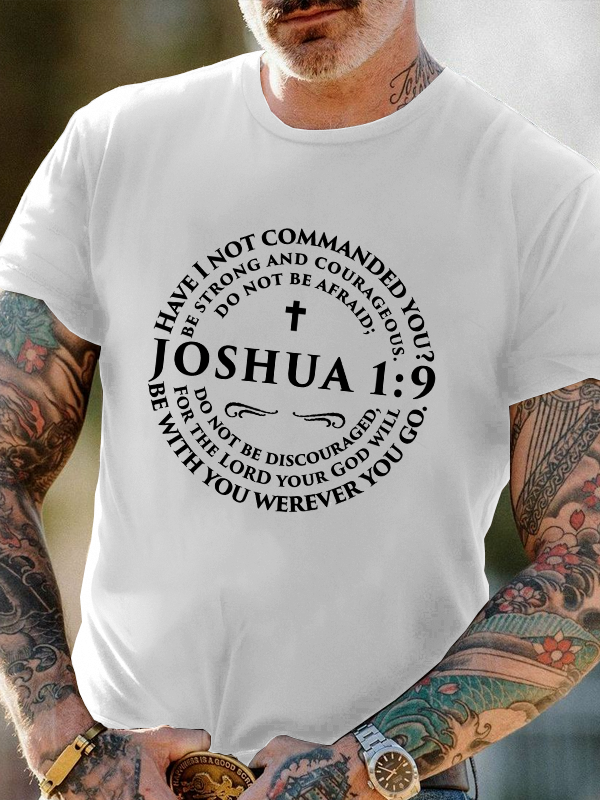 Classic Cotton Tee - Joshua 1:9 Tee