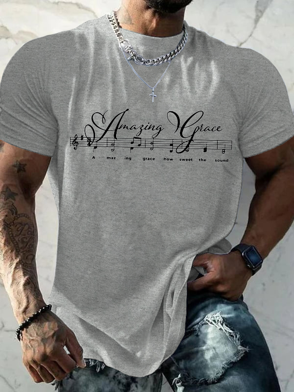 Classic Cotton Tee - Amazing Grace How Sweet the Sound T-shirt