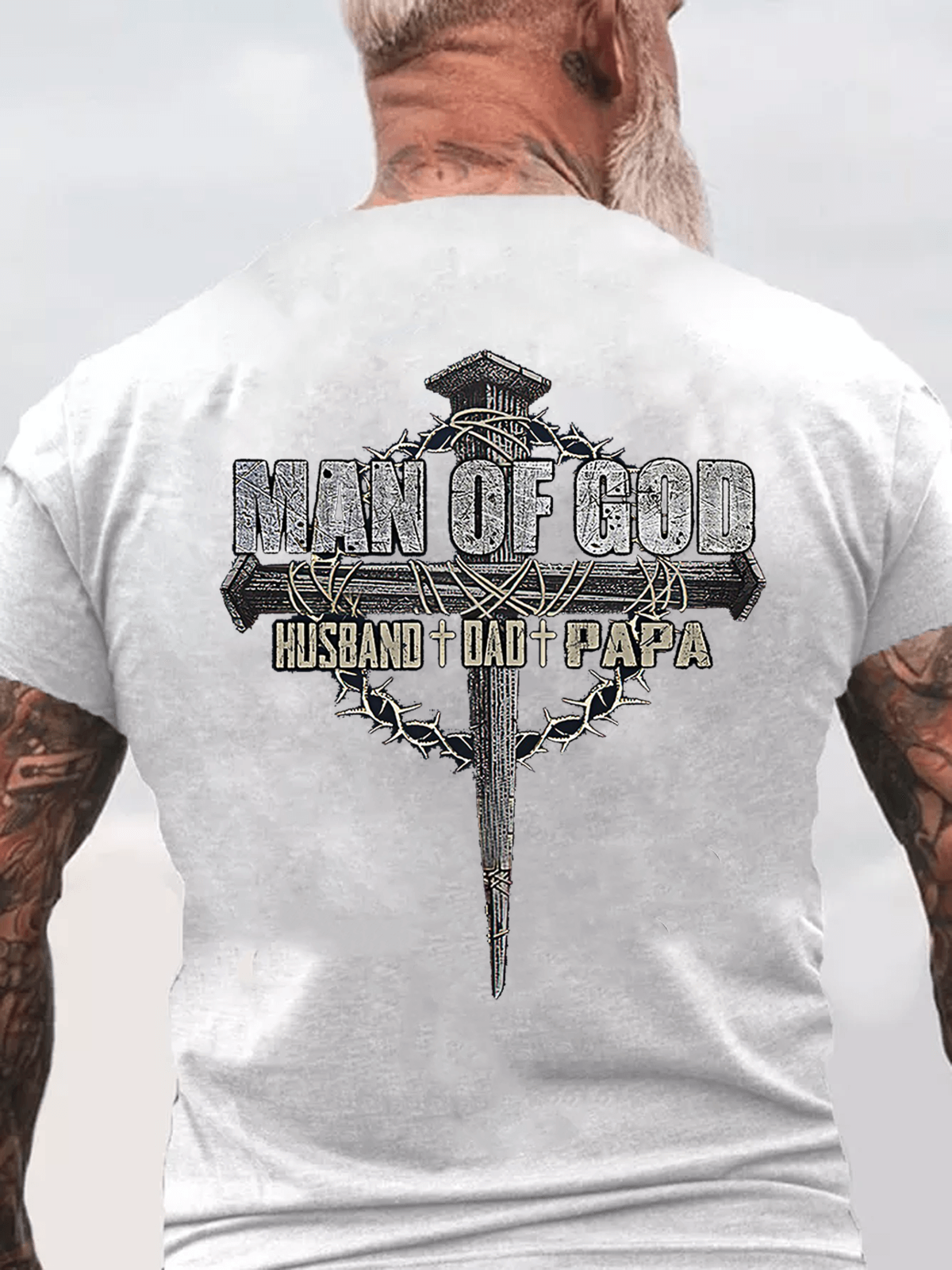 Classic Cotton Tee - Man Of God Husband Dad PaPa shirt
