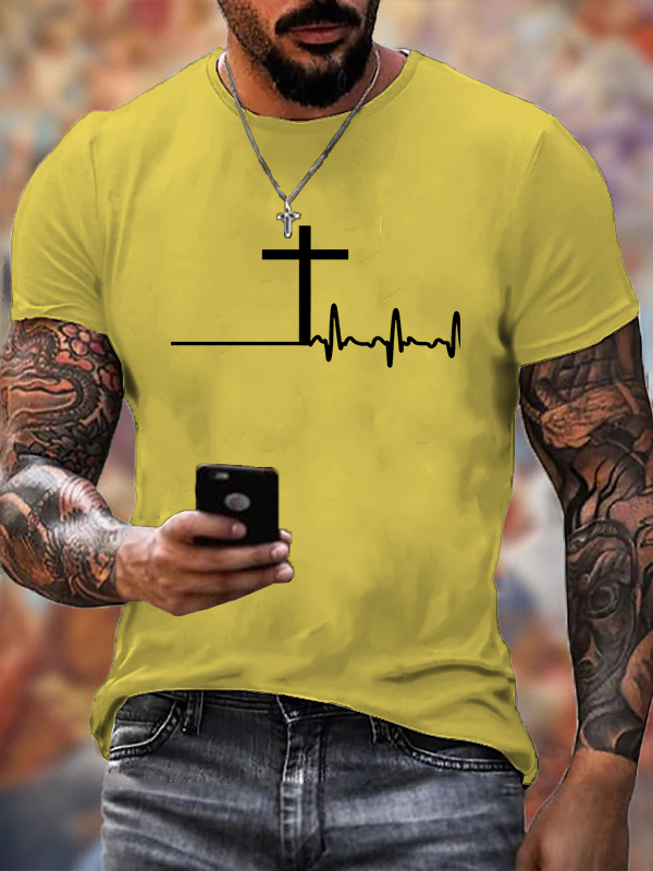 Classic Cotton Tee - ECG Cross