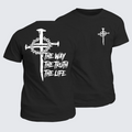 Classic Cotton Tee - Jesus The Way The Truth The Life