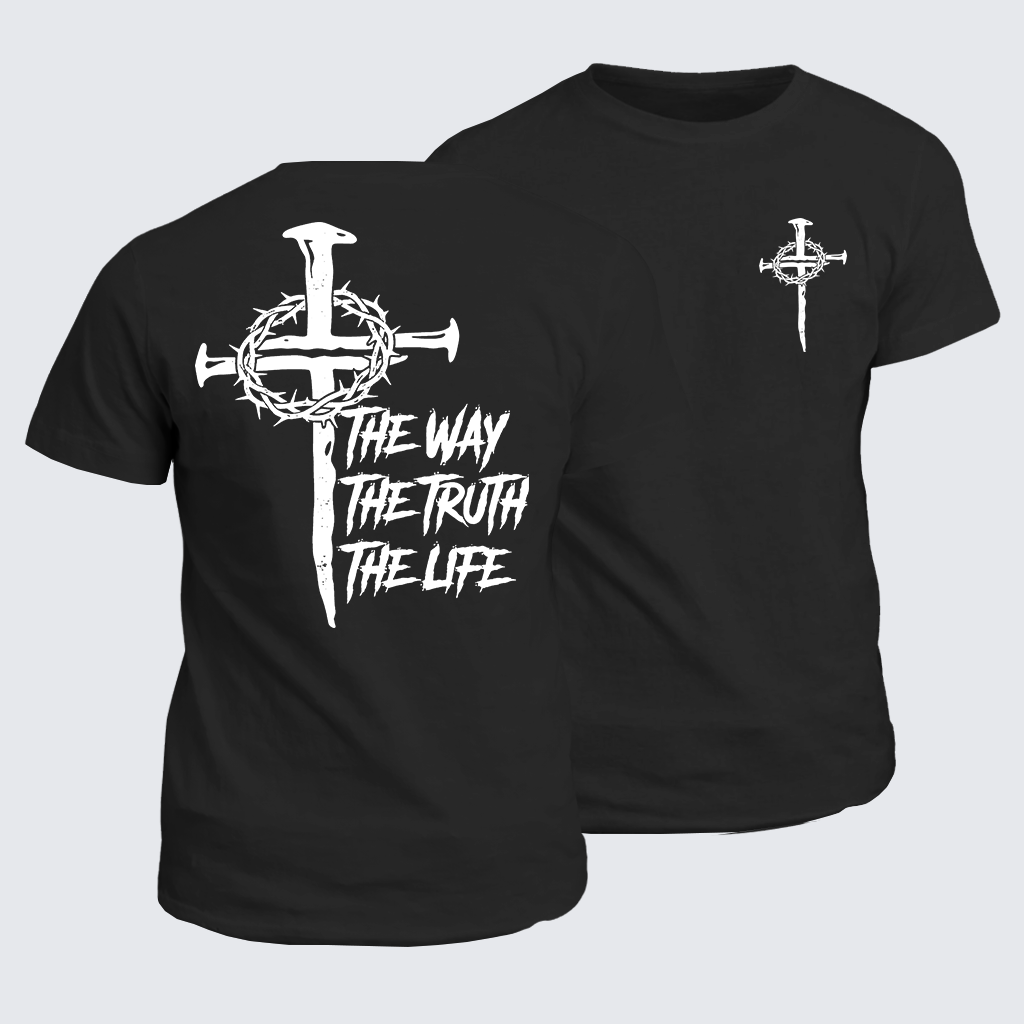 Classic Cotton Tee - Jesus The Way The Truth The Life