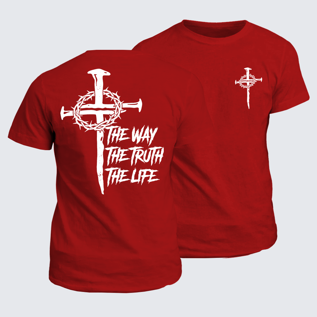 Classic Cotton Tee - Jesus The Way The Truth The Life