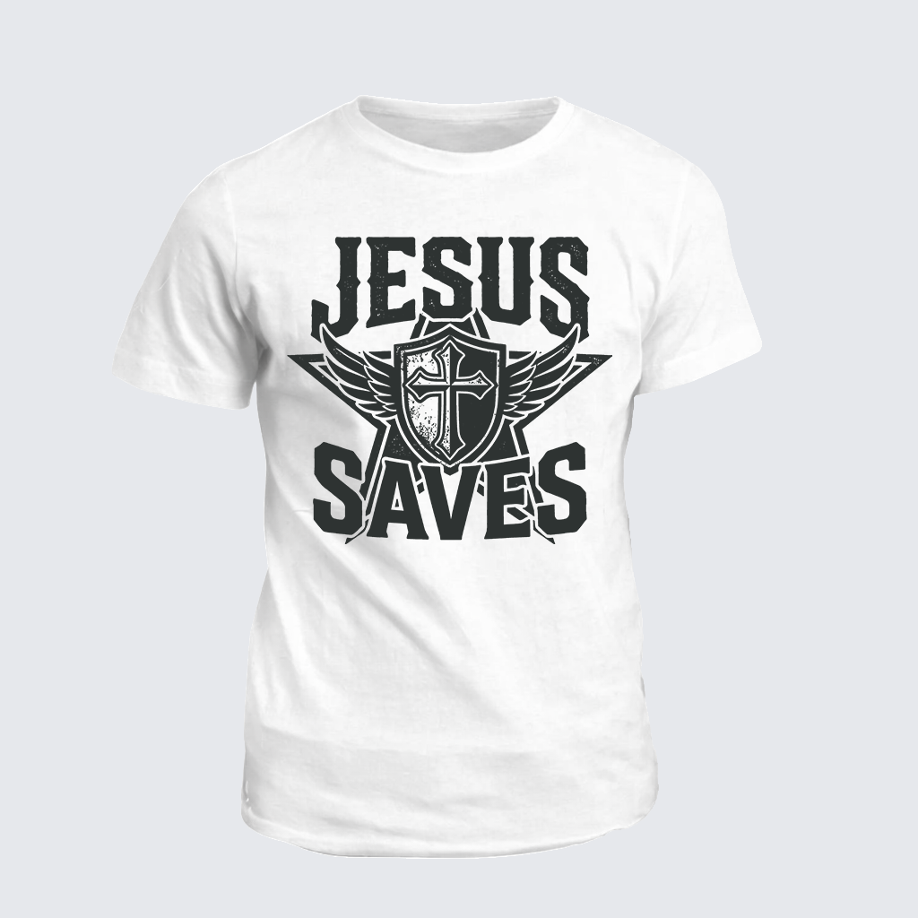Classic Cotton Tee - Jesus Saves