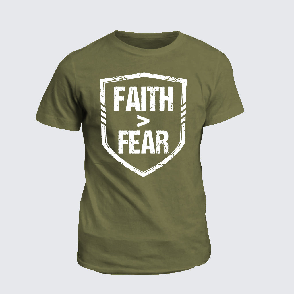 Classic Cotton Tee - Faith > Fear