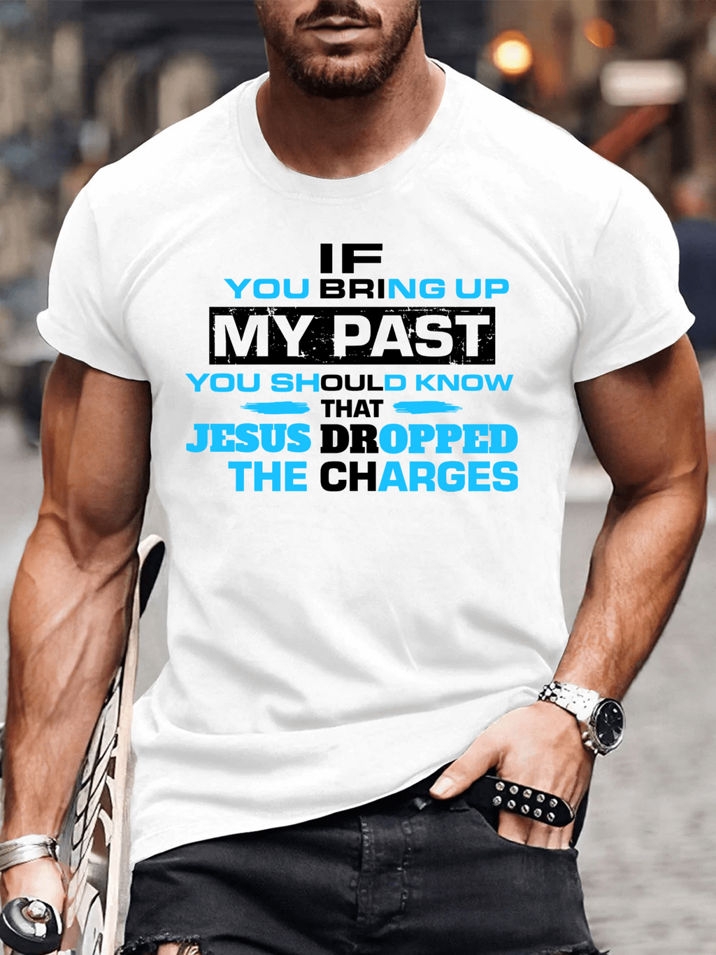 Classic Cotton Tee - If You Bring My Past You Should Know Men's T-shirt