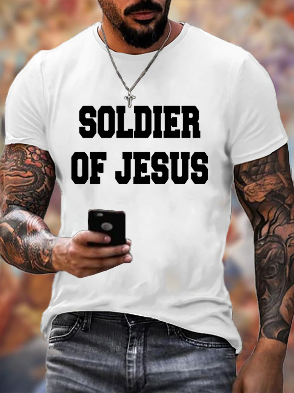 Classic Cotton Tee - Soldier Of Jesus