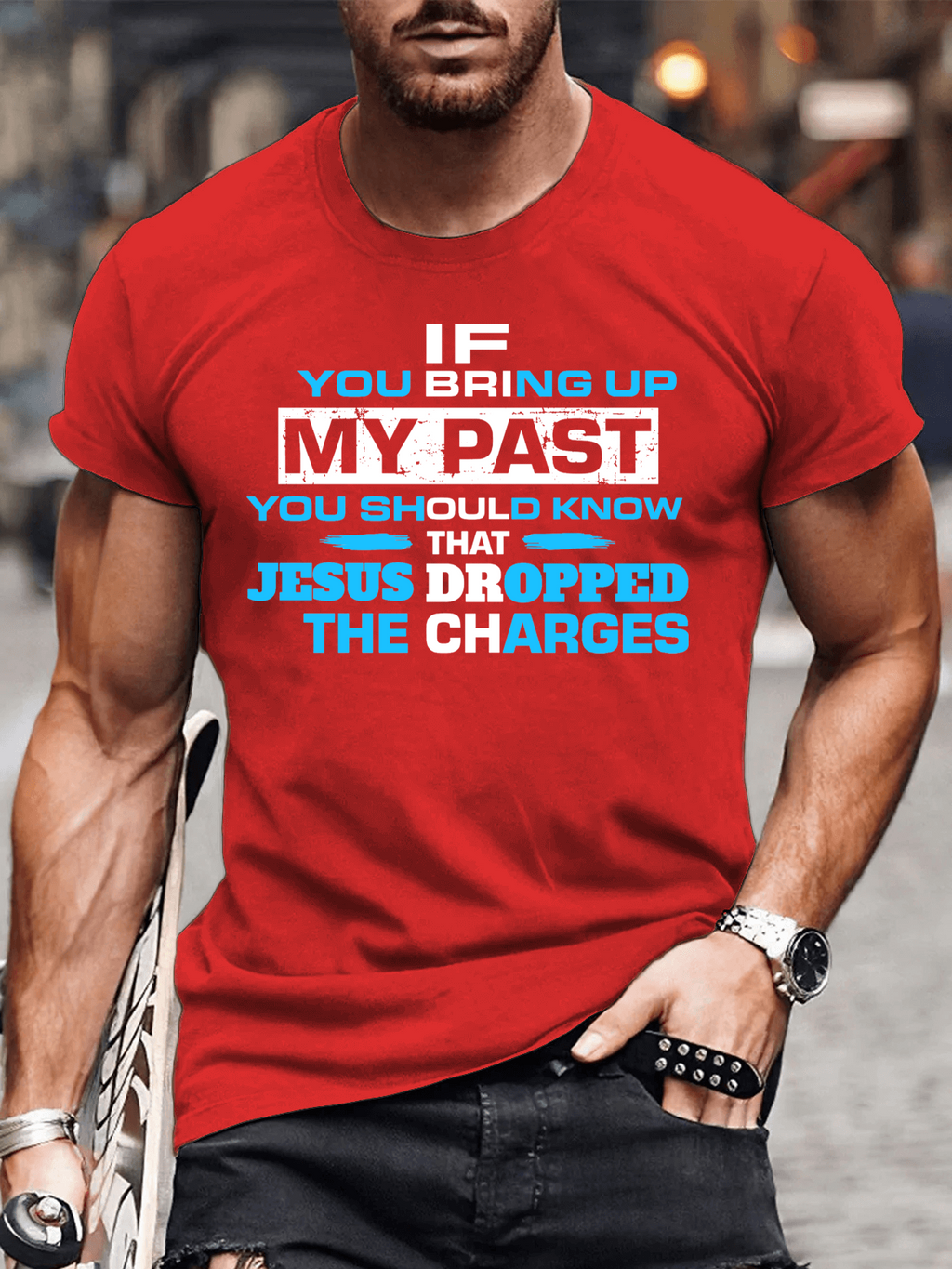 Classic Cotton Tee - If You Bring My Past You Should Know Men's T-shirt