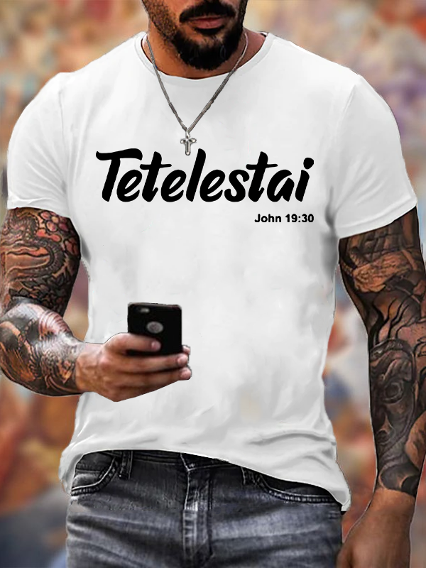 Classic Cotton Tee - Tetelestai John 19 : 30