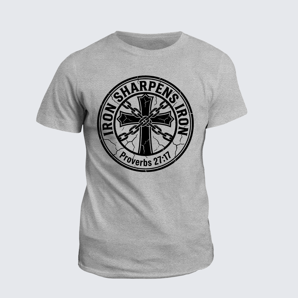 Classic Cotton Tee - Iron Sharpens Iron - Proverbs 27:17