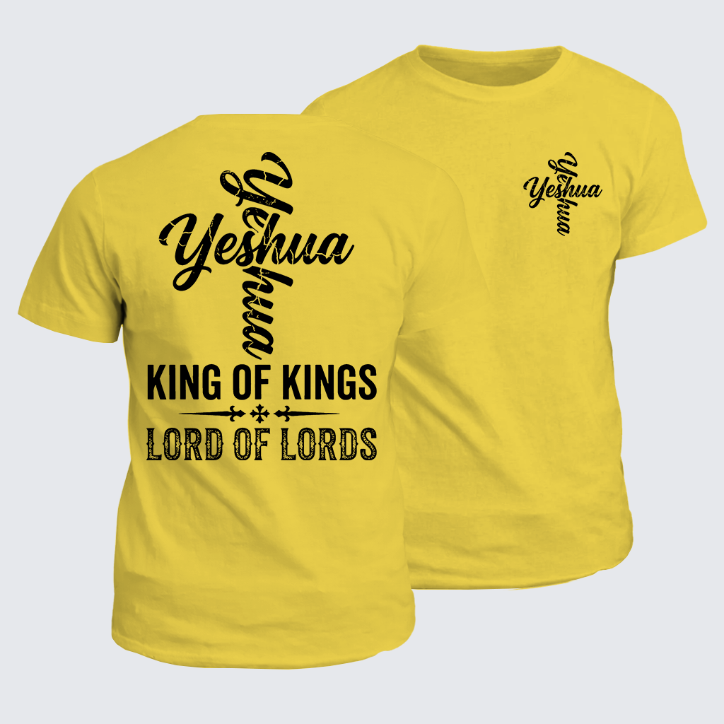 Classic Cotton Tee - Yeshua King Of Kings Lord Of Lords