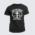 Classic Cotton Tee - Life In Christ Beat Strong