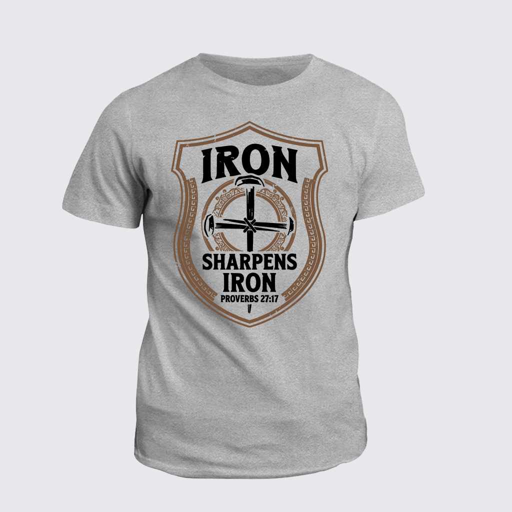 Classic Cotton Tee - Iron Sharpens Iron - Proverbs 27:17