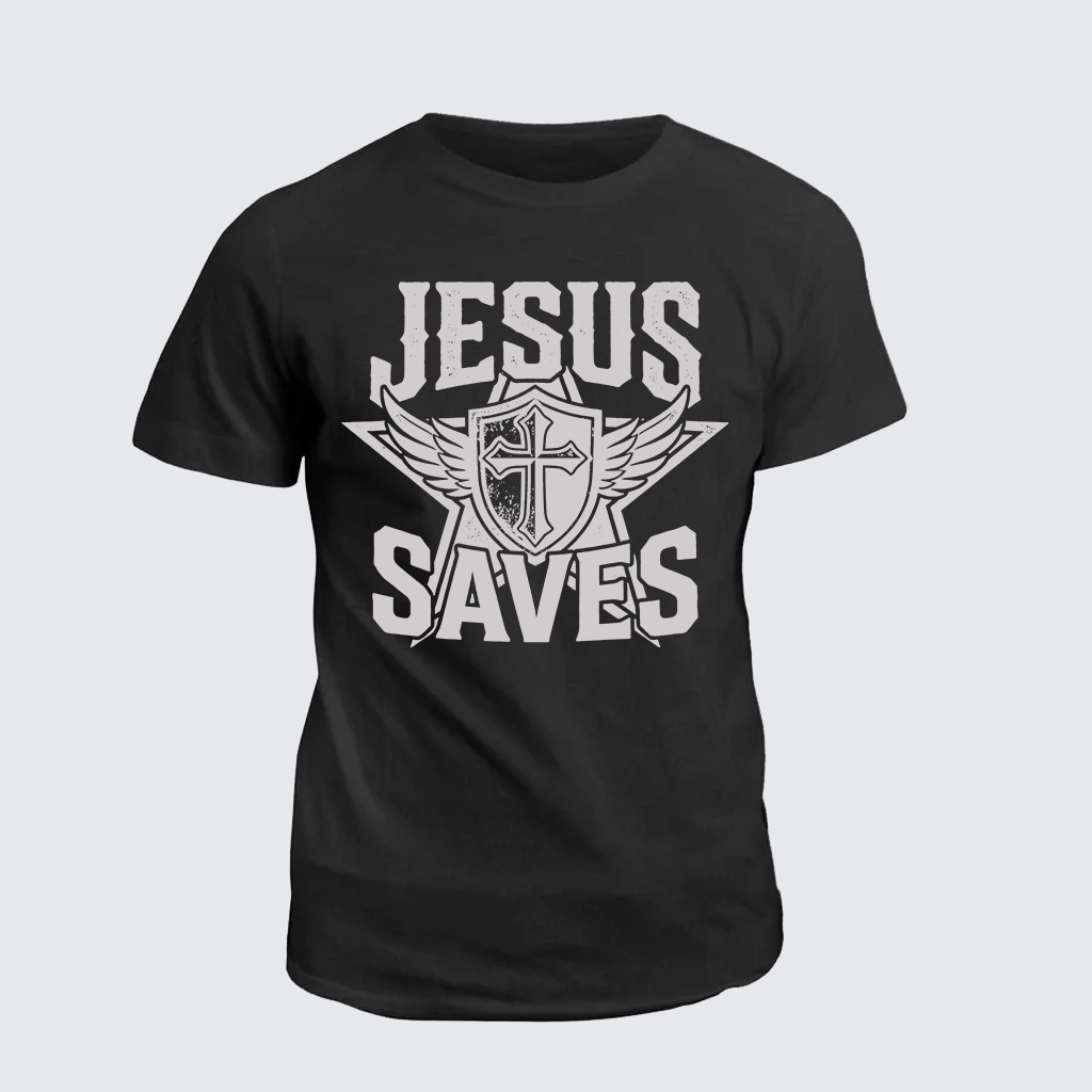 Classic Cotton Tee - Jesus Saves