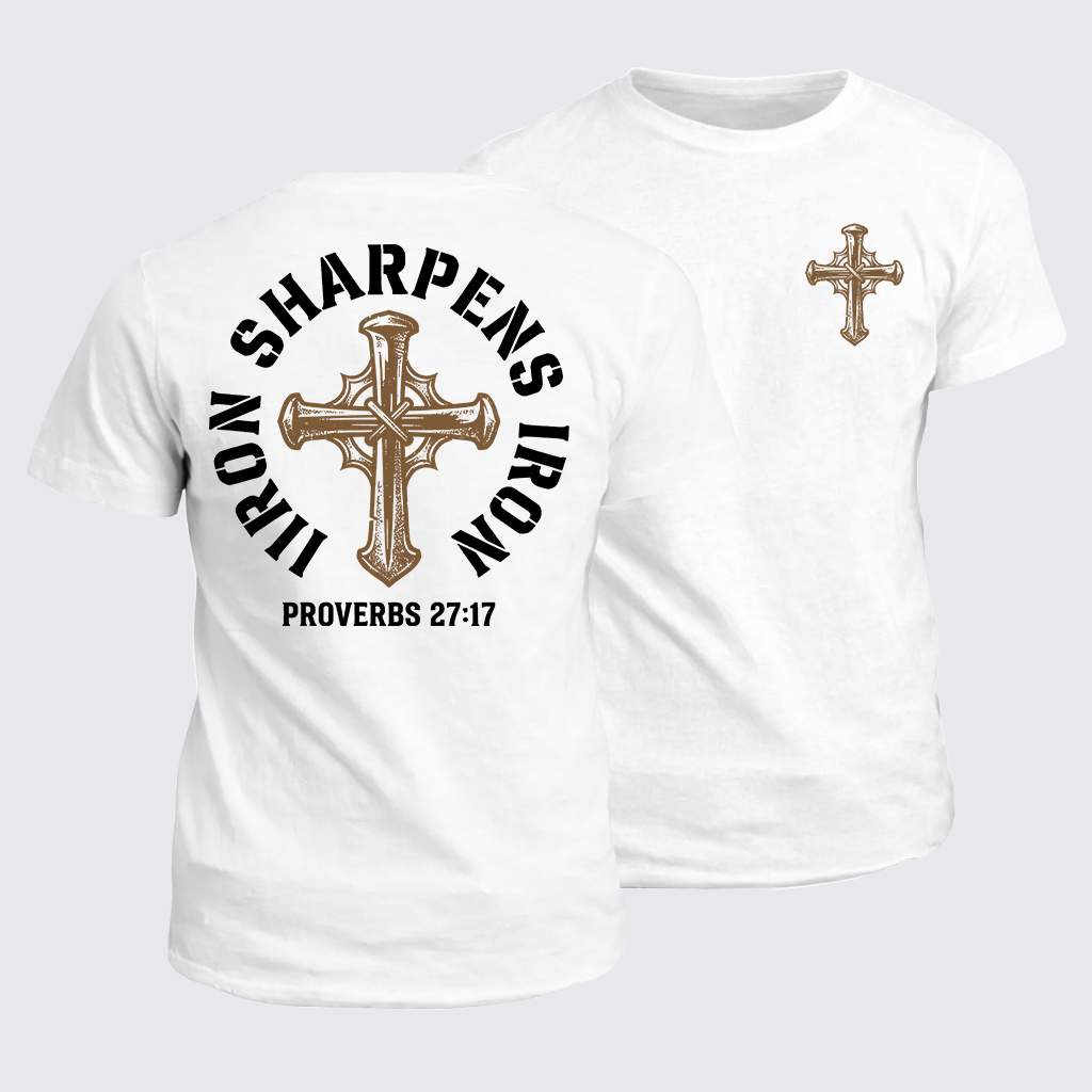 Classic Cotton Tee - Iron Sharpens Iron - Proverbs 27:17