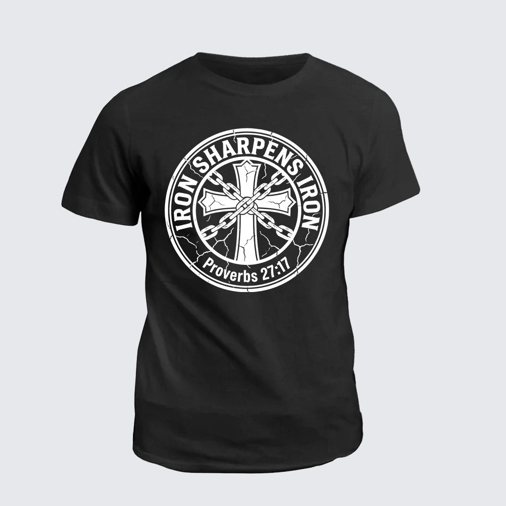 Classic Cotton Tee - Iron Sharpens Iron - Proverbs 27:17