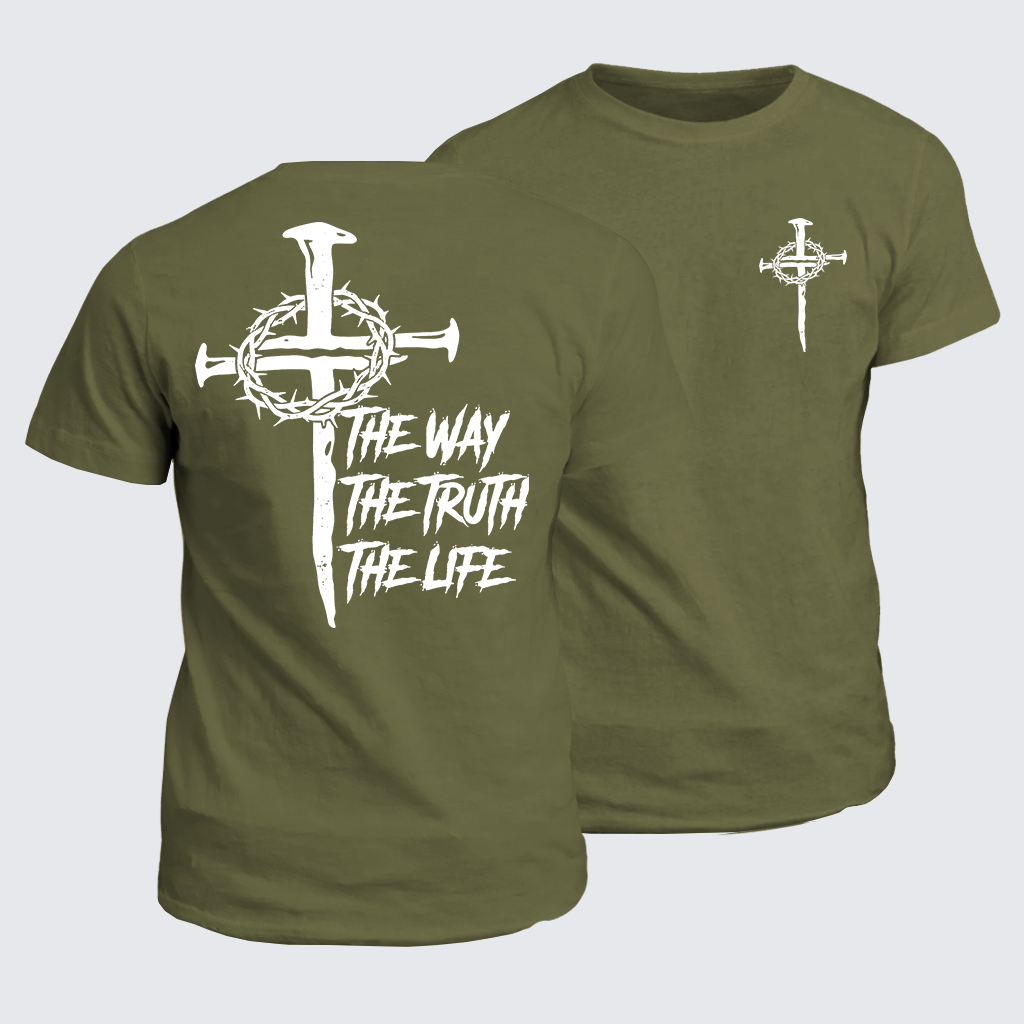 Classic Cotton Tee - Jesus The Way The Truth The Life