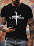 Classic Cotton Tee - Cross Blessed