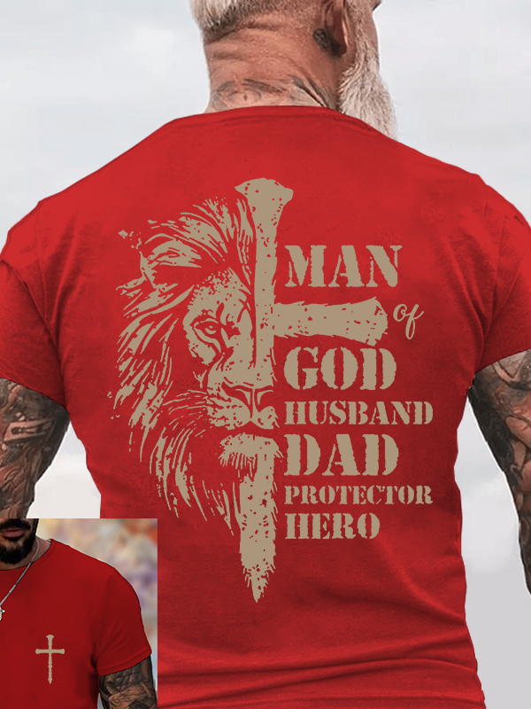 Classic Cotton Tee - God's Alpha Man