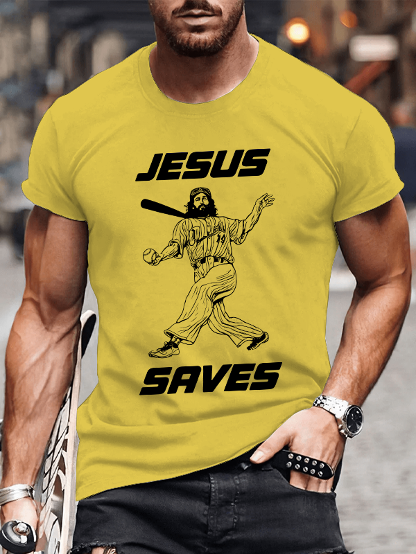 Classic Cotton Tee - Jesus Saves