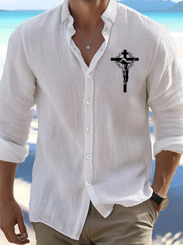Cross Christian Resort Casual Shirt