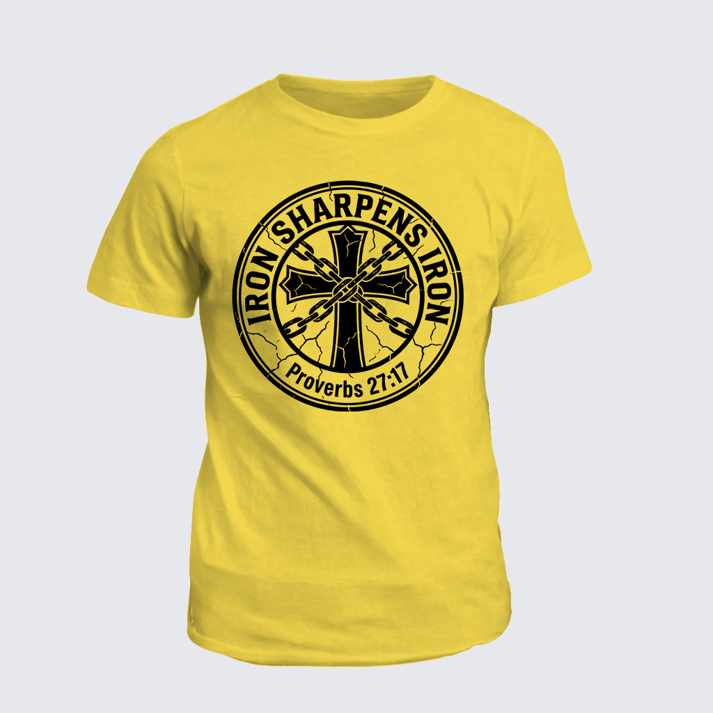 Classic Cotton Tee - Iron Sharpens Iron - Proverbs 27:17