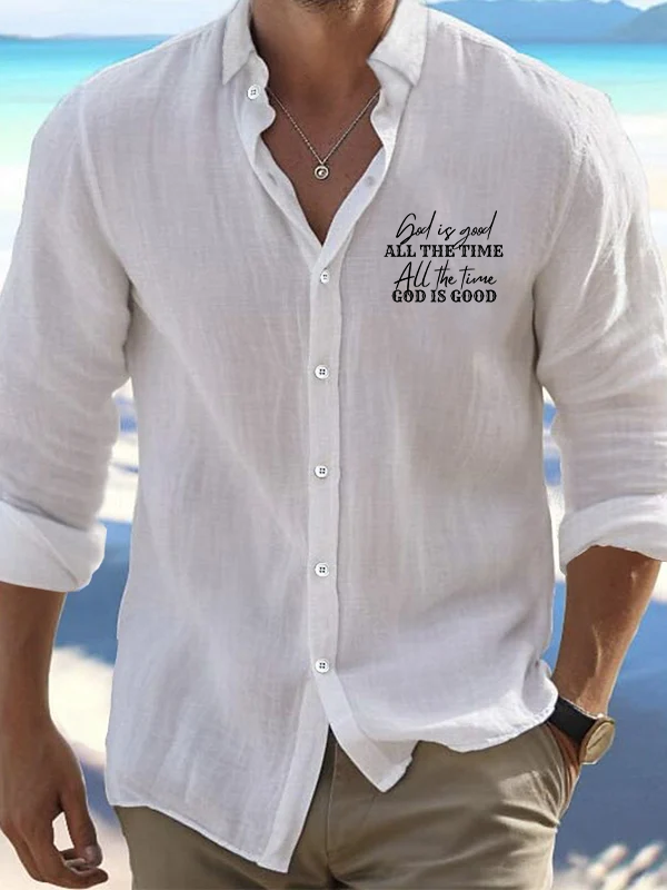 God Is Good All the Time Casual Shirt