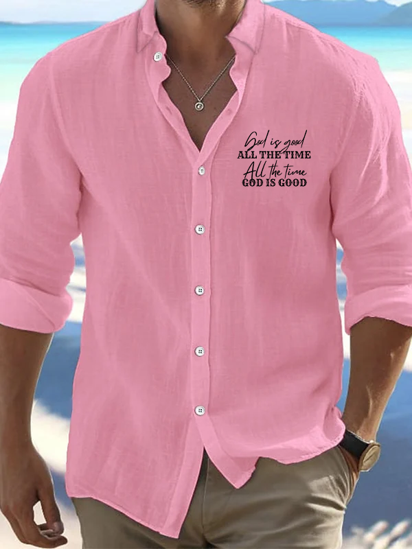 God Is Good All the Time Casual Shirt