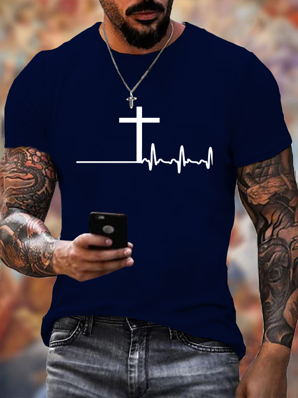 Classic Cotton Tee - ECG Cross