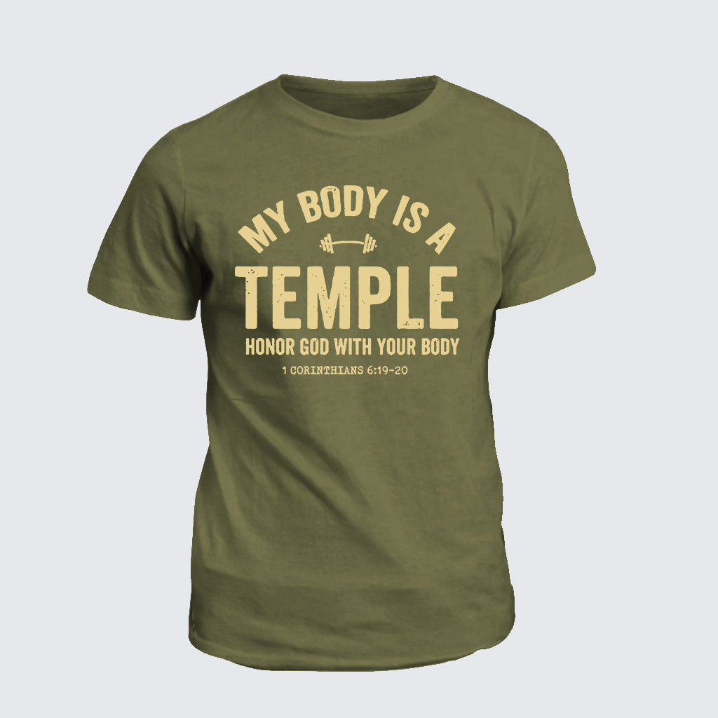 Classic Cotton Tee - My Body Is A Temple