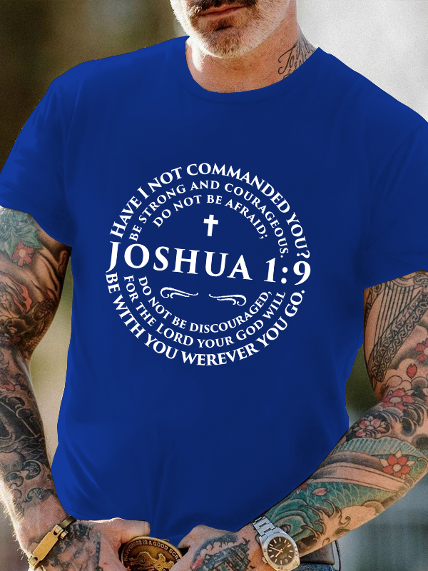 Classic Cotton Tee - Joshua 1:9 Tee