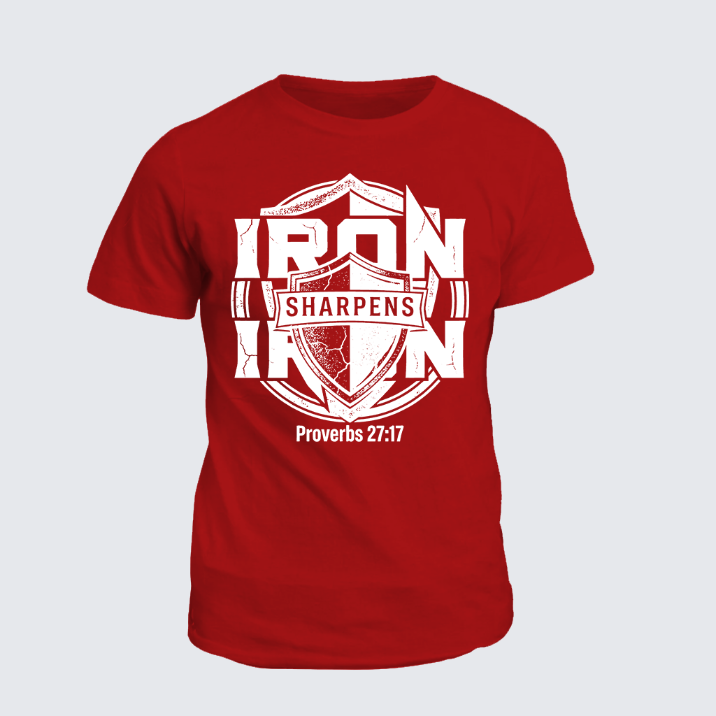 Classic Cotton Tee - Iron Sharpens Iron - Proverbs 27:17