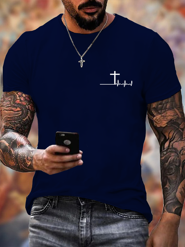 Classic Cotton Tee - ECG Cross