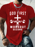 Classic Cotton Tee - God First Workout Second